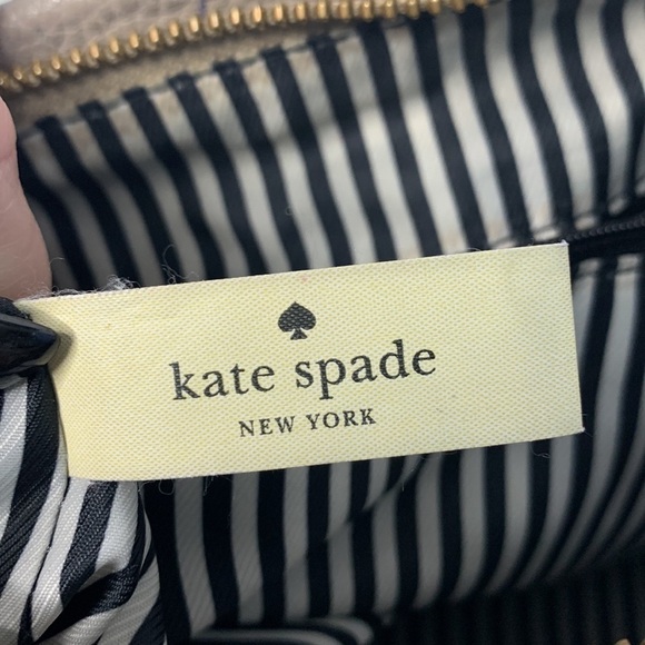 kate spade new york cobble hill little curtis leather shoulder bag in cream - Picture 10 of 11